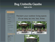 Tablet Screenshot of bugumbrella.com